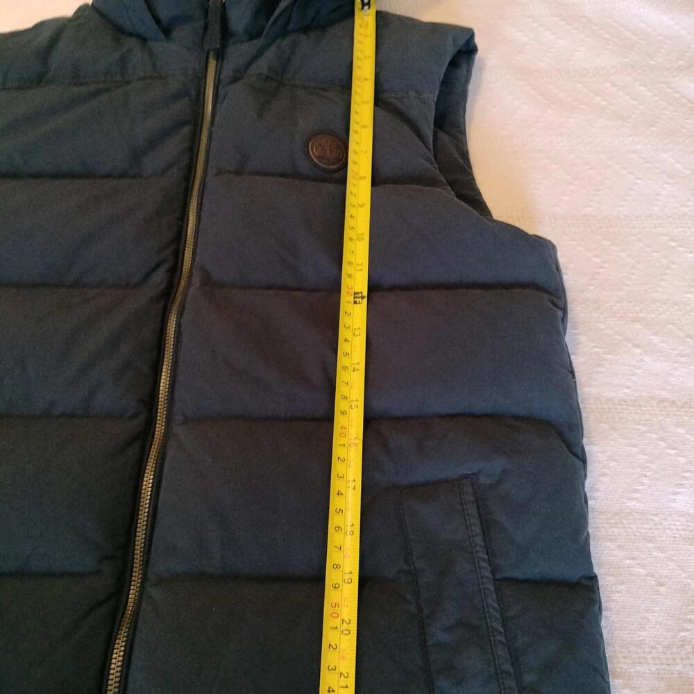 Timberland Men's Down Vest Navy S - Picture 4 of 10